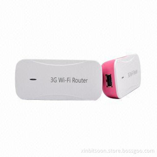 4- in-1 5,000mAh 3G Portable Wi-Fi Router with Power Bank Function